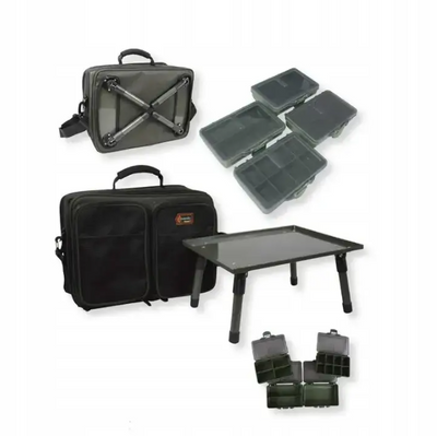 Коропова станція: монтажний короповий стіл + валіза + ящик із відсіками для зберігання prologic Cruzade Carp 54440 001626 фото